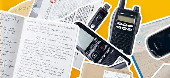 This picture shows the cover of the current Horizons issue.