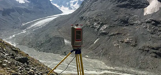 Dieses Bild zeigt einen Gletscher.