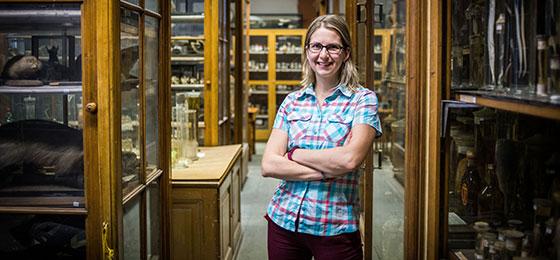 Zuzana Musilová, evolutionary biologist at Charles University in Prague and holder of a PROMYS research grant from the SNSF. 