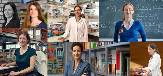 Portraits des lauréates du prix Marie Heim-Vögtlin