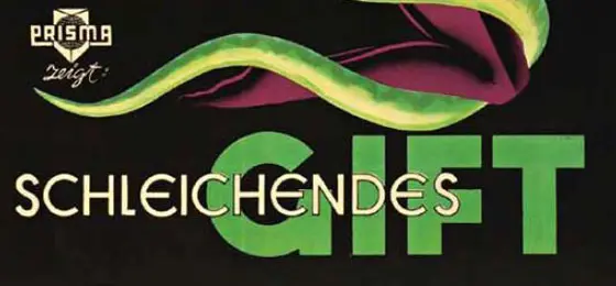 Cette image montre l'affiche du film éducatif "Schleichendes Gift" © Cinetext/RR