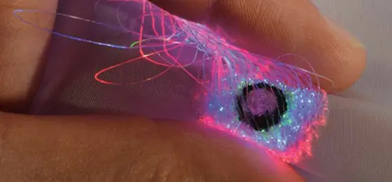 Cette image montre un prototype lumineux. © Lukas Scherer, Urs Bünter et Marek Krehel