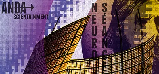 Dieses Bild zeigt das Logo von Anda Scientainment zur Show „Neuro Séance“ © Anda Scientainment