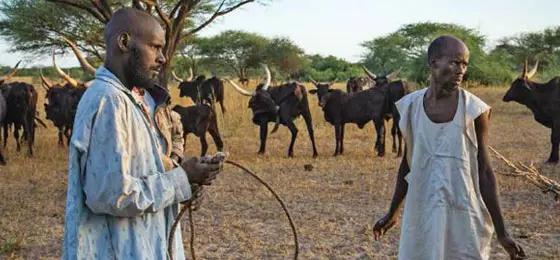 Zwei Menschen einer Nomadengemeinschaft in Tschad. © Christian Heuss