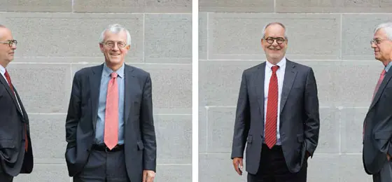 Ottfried Jarren et Felix E. Müller © Valérie Chételat