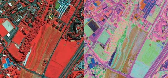 von Satelliten aufgenommene Fotos der Erde © SwissTopo