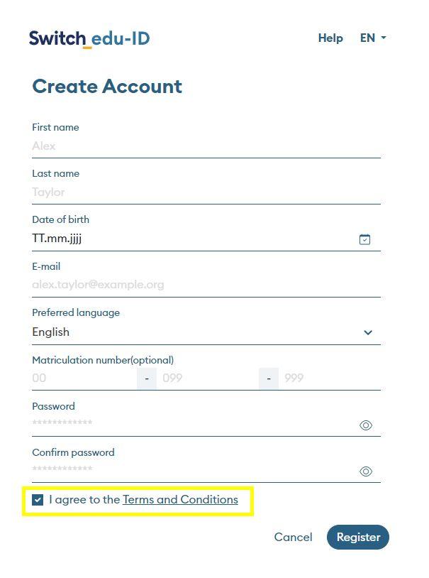 EIGER Login