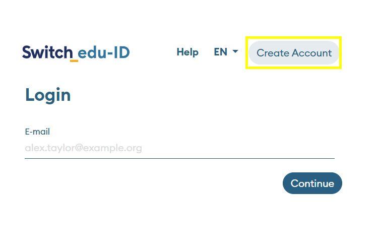 SWITCH Login edu-ID