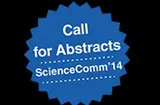 Cette image montre le logo de ScienceComm'14. © ScienceComm
