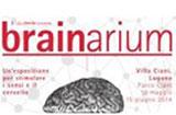 Dieses Bild zeigt das Plakat der Ausstellung brainarium mit der Abbildung eines menschlichen Gehirns. © brainarium