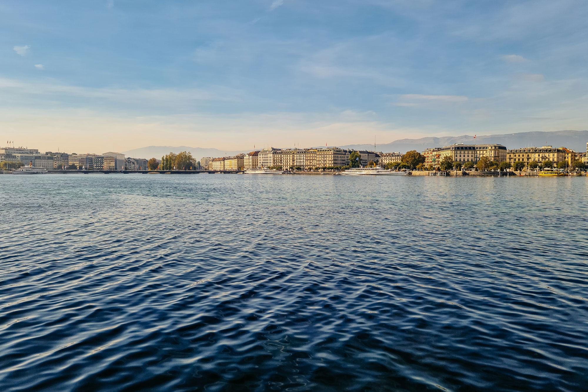 Uferpromenade am Genfersee
