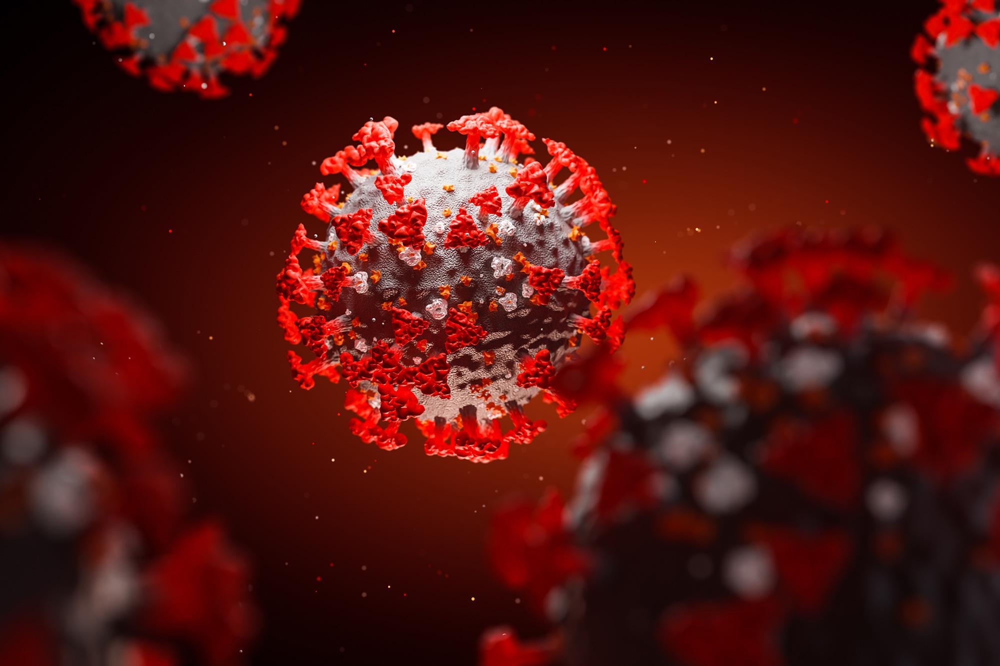 Abbildung SARS-CoV-2 Virus