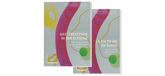 This picture shows the book “Das Lebensende in der Schweiz”