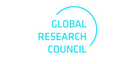 This picture shows the logo of the Global Research Council.  © GRC